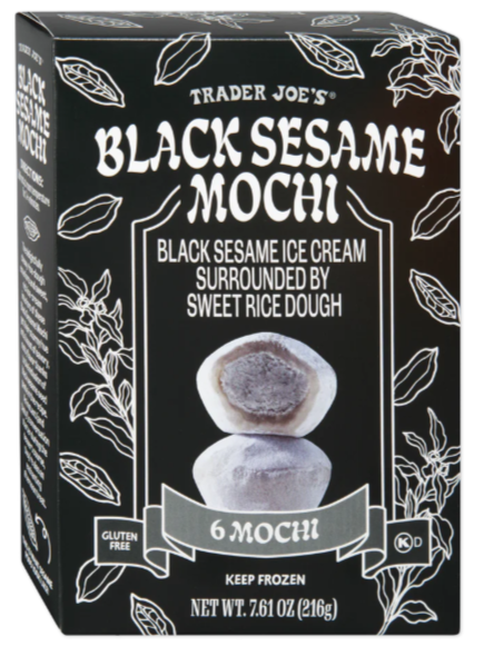Black Sesame Mochi/Trader joe's