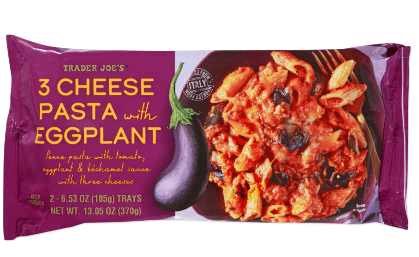 3 Cheese Pasta with Eggplant/Trader Joe's