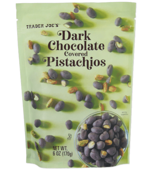 Dark Chocolate Covered Pistachios/Trader joe's